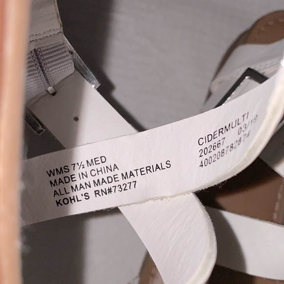 SO Braided Sandals, sz 7.5 - Picture 2 of 4